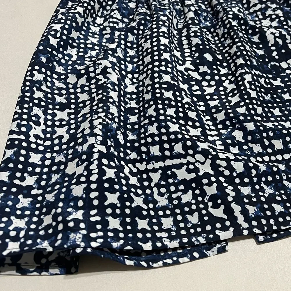 MICHAEL Michael Kors Navy and White Patterned Skirt